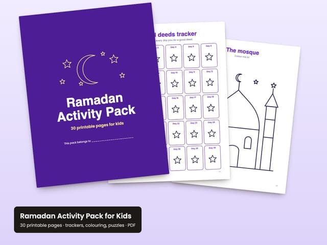 Ramadan Activity Pack for Kids